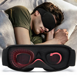 Máscara de dormir 3d bloquear luz máscara de sono para olhos macio dormir ajuda máscara de olho para viagens noite respirável slaapmasker