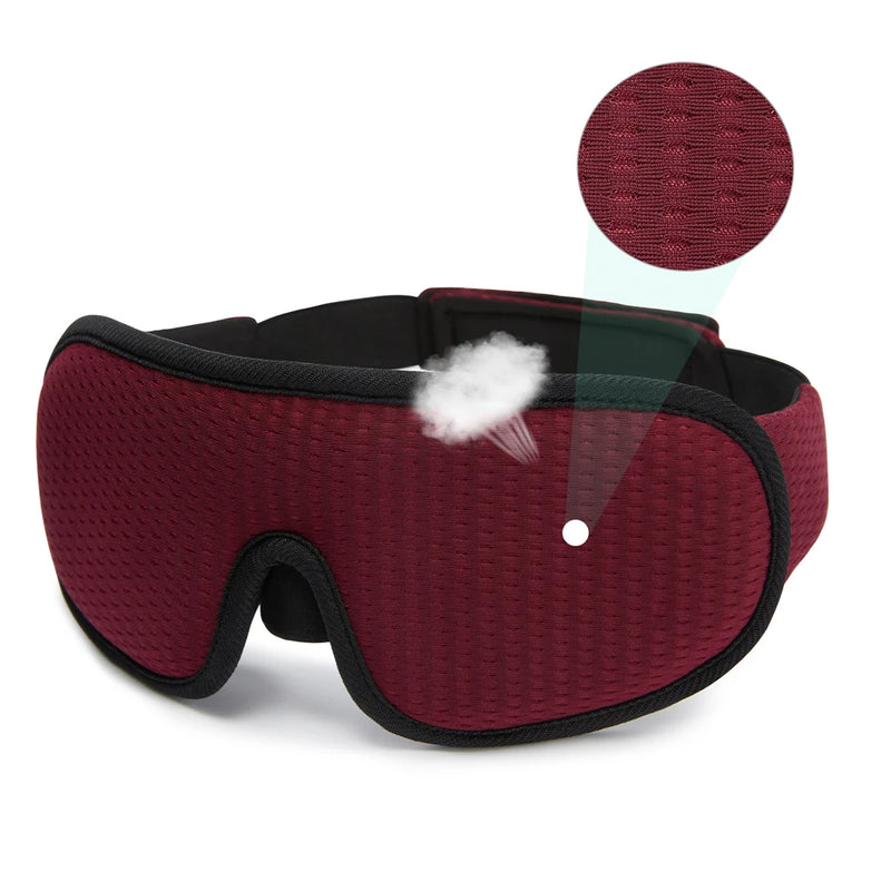 Máscara de dormir 3d bloquear luz máscara de sono para olhos macio dormir ajuda máscara de olho para viagens noite respirável slaapmasker